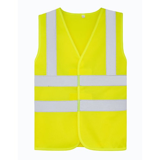 [1000400157] (KWVR) Childrens Safety Vest Esbjerg - 4 Reflective Stripes [KX127K] (XXS, Signal Yellow)