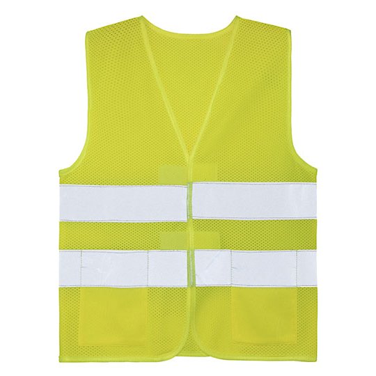 [1000411043] (KWM) Mesh Safety Vest for Children Korfu [KX128K] (XXS, Signal Yellow)