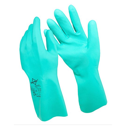 (HSVN) Nitrile Gloves Velourised Ankara [KX170]