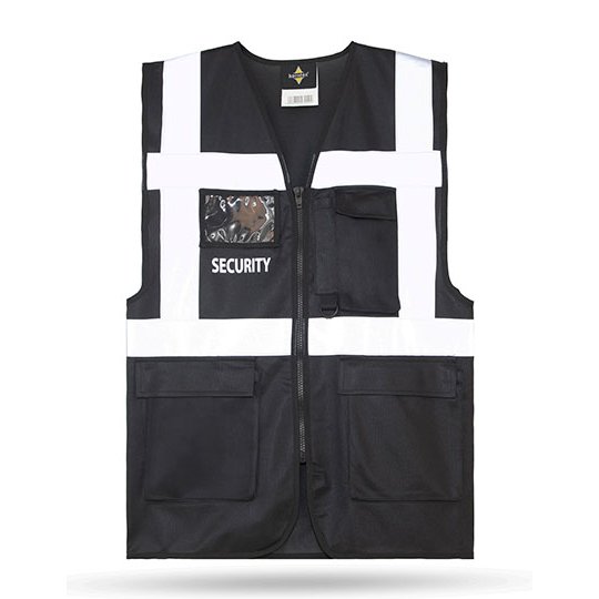 (SECKXCMF) “SECURITY” Mesh Multifunctional Safety Vest “Tampa”