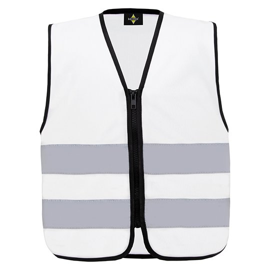 (KWRX) Kids´ Hi-Vis Safety Vest With Front Zipper Aalborg [KX201]