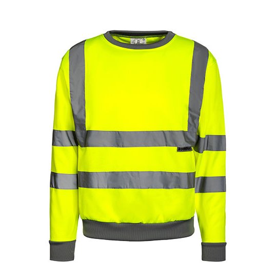 [1000277184] (KXSW) Hi-Vis Workwear Sweatshirt Limerick [KX324] (S, Signal Yellow)