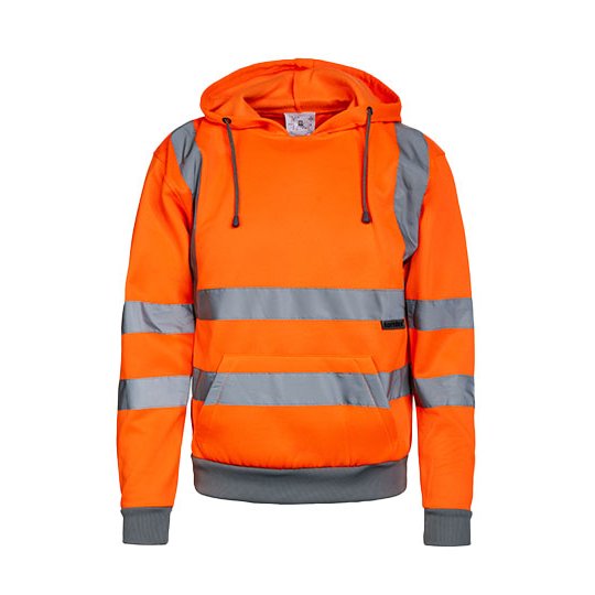 [1000277203] (KXHO) Hi-Vis Workwear Hoody Cork [KX421] (S, Signal Orange)