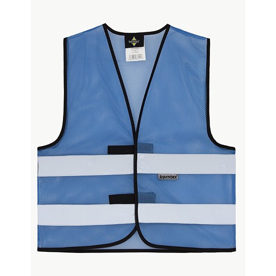 [1000111320] (KXQ) Hi-Vis Mesh Safety Vest Thessaloniki [KX502] (XXL, Blue)