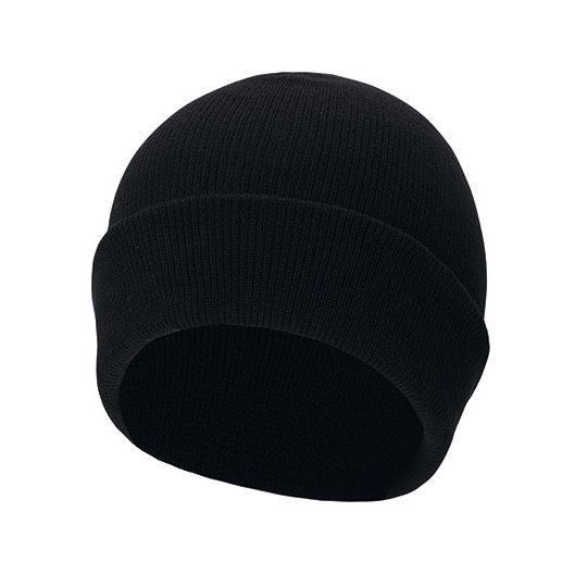 [1000277102] (KXASH) Premium Knitted Beanie Strasbourg [KX700] (Black)