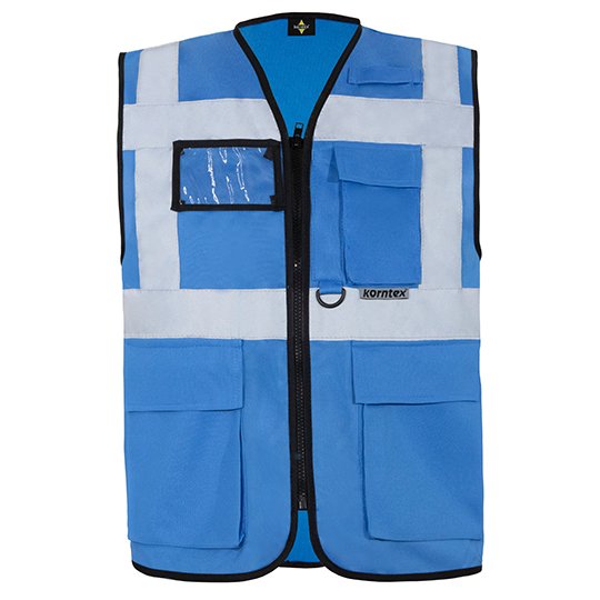 [1000111347] (KXMF) Executive Multifunctional Safety Vest Berlin [KX802] (L, Blue)