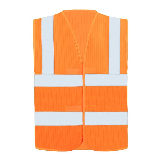 [1000307370] (KXFRAS) Triple Norm Safety Vest Dardanel [KX806] (S, Signal Orange)