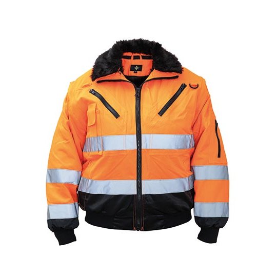 (KXPJ) Robust 4-in-1 Hi-Vis Pilot Jacket Oslo [KX809S]