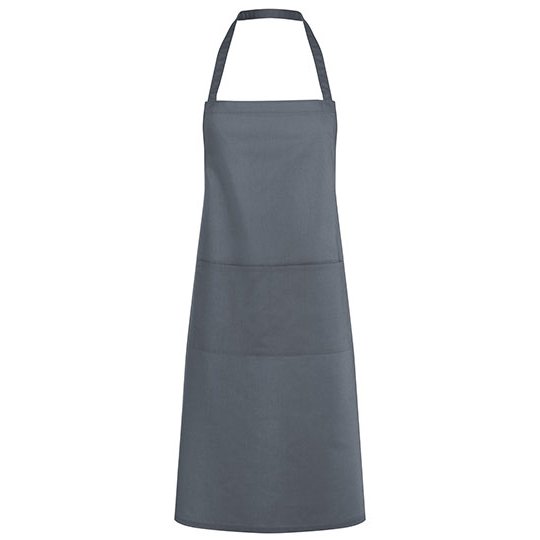 [1000111678] (LS7) Bib Apron Denmark [KY026] (Anthracite (ca. Pantone 7540C))