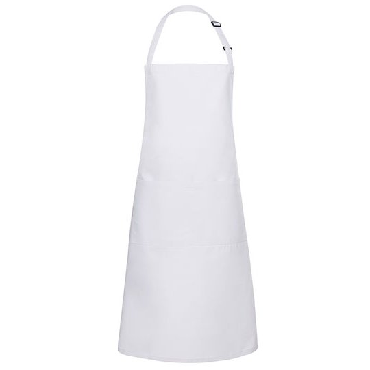 (BLS5) Bib Apron Basic With Pocket And Buckle