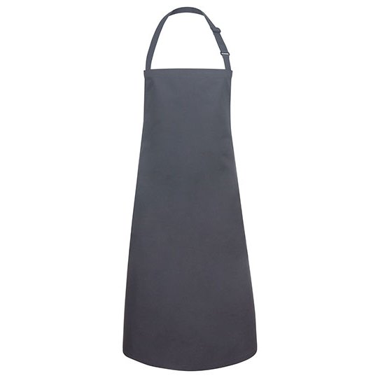 [1000211437] (BLS4) Bib Apron Basic With Buckle [KY049] (Anthracite (ca. Pantone 7540C))