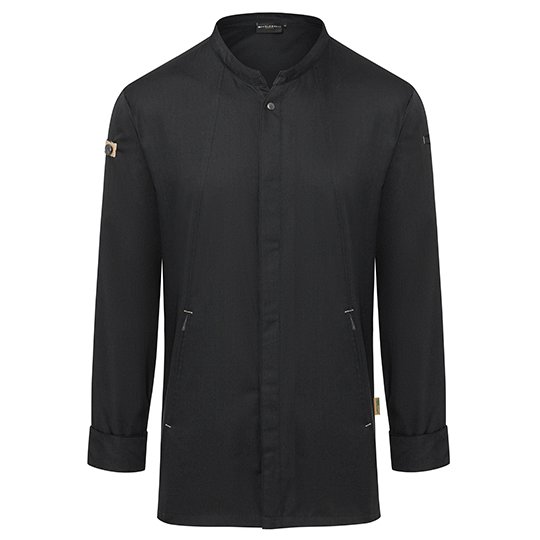 [1000332949] (JM 35) Chef Jacket Green-Generation [KY051] (46, Black (ca. Pantone 419C))