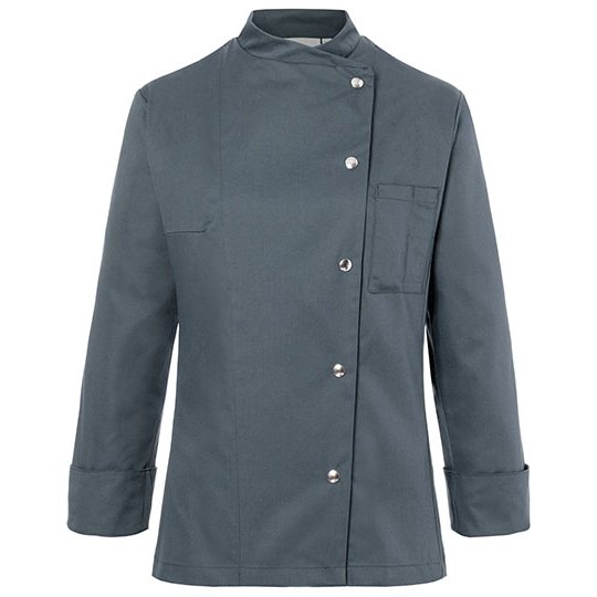 [1000112361] (JF 3) Chefs Jacket Larissa [KY070] (34, Anthracite (ca. Pantone 7540C))