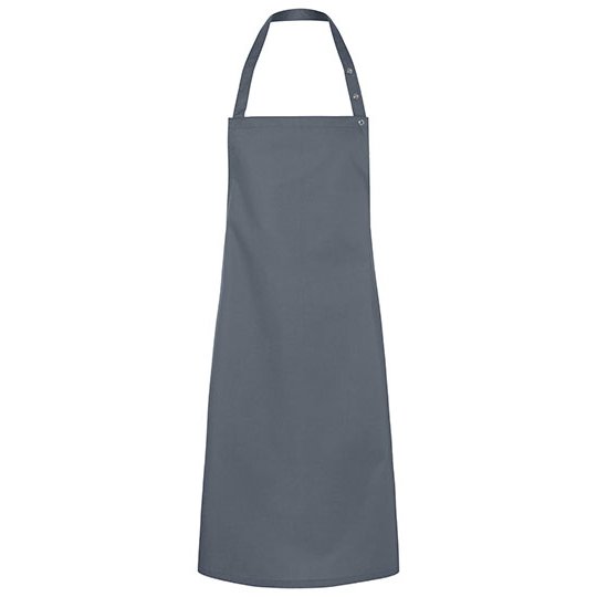 [1000112505] (LS 14) Bib Apron Santorini [KY072] (Anthracite (ca. Pantone 7540C))
