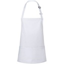 (BLS6) Short Bib Apron Basic With Buckle And Pocket [KY123]