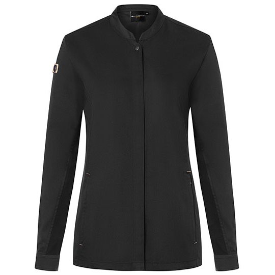 [1000362124] (JF 26) Ladies Chefs Jacket Green-Generation [KY134] (34, Black (ca. Pantone 419C))