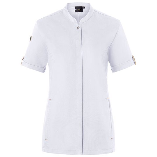 (JF 27) Ladies Chefs Jacket Green-Generation Short Sleeve [KY135]