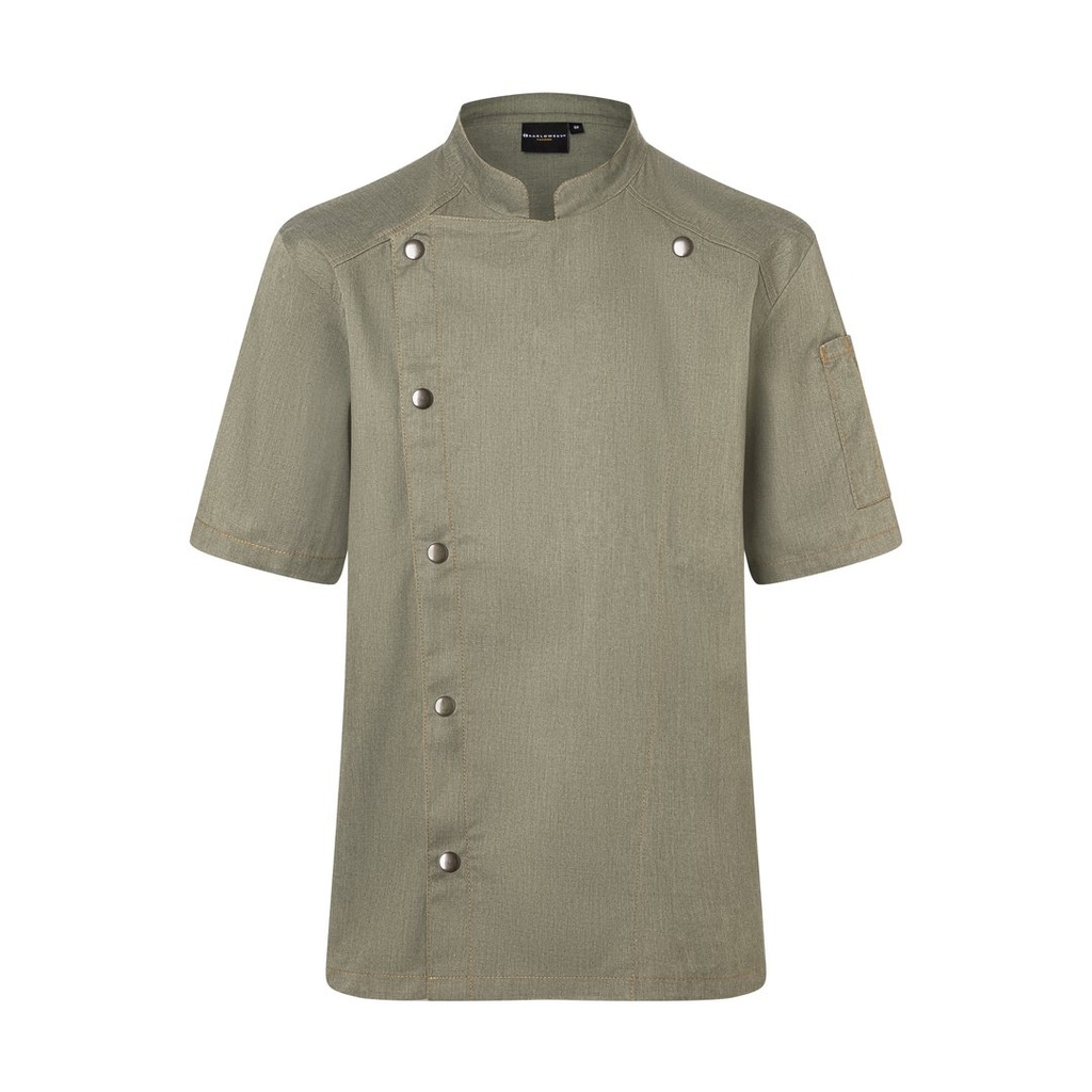 (JM 32) Short-Sleeved Chef´s Jacket Jeans Style [KY150]