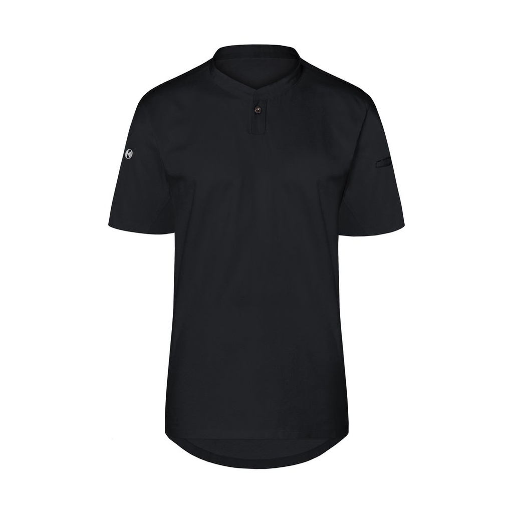 [1000399814] (TF 3) Women´s Short-Sleeved Work Shirt Performance [KY151] (XS, Black (ca. Pantone 419C))