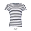 (01398) Men´s Round Neck Striped T-Shirt Miles [L01398]
