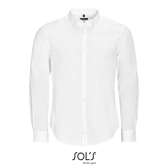 (01426) Men´s Long Sleeve Stretch Shirt Blake [L01426]