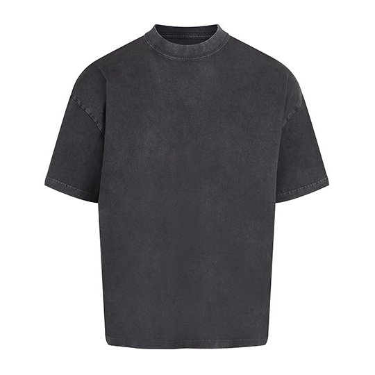 [1000426982] Anthem Distortion Washed T-Shirt [AM019] (XS, Washed Black)