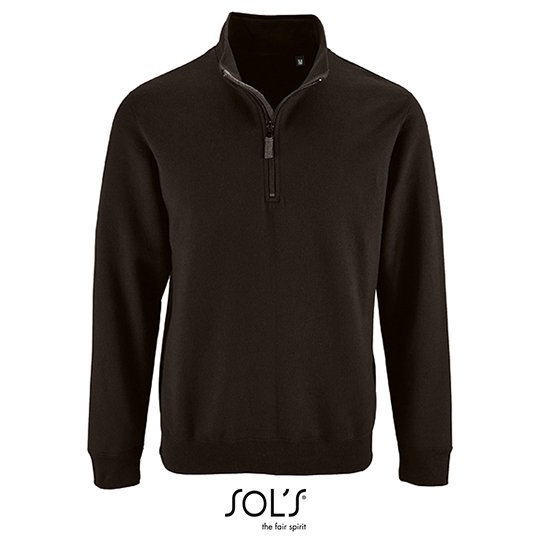 (02088) Men´s Zip High Collar Sweatshirt Stan [L02088]