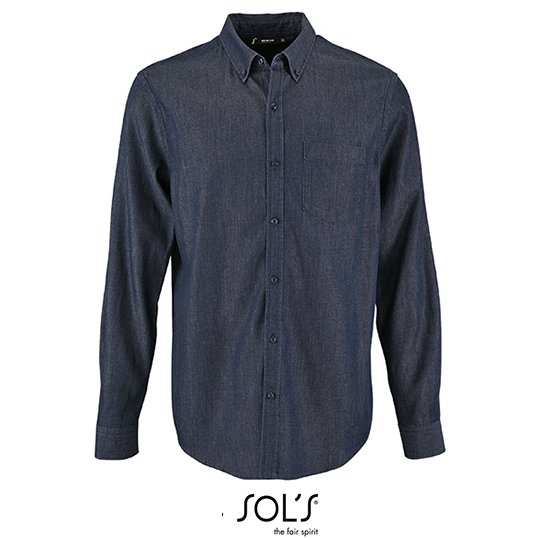 (02100) Men´s Denim Shirt Barry [L02100]