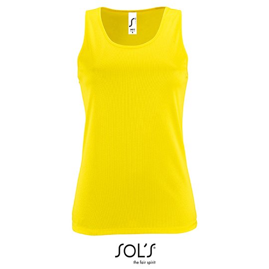 [1000232380] (02117) Women´s Sports Tank Top Sporty [L02117] (XS, Neon Yellow)