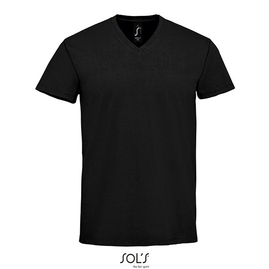 [1000260352] (02940) Men´s Imperial V-Neck T-Shirt [L02940] (S, Deep Black)