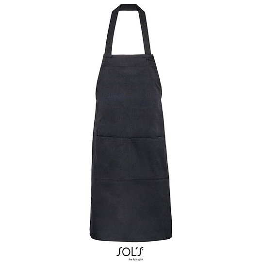 [1000312590] (03569) Unisex Gamma Apron [L03569] (Black)