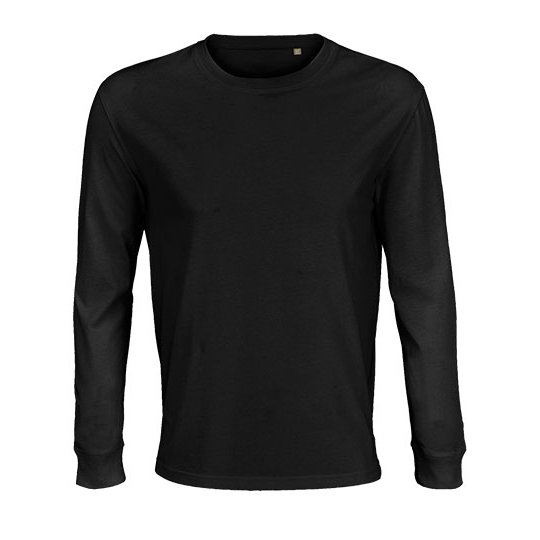 [1000350162] (03982) Unisex Long Sleeve T-Shirt Pioneer [L03982] (XS, Deep Black)