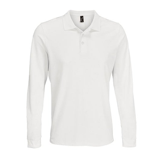 (03983) Unisex Long Sleeve Polycotton Polo Shirt