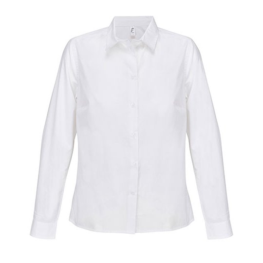 (04771) Women´s Poplin Shirt Long Sleeve Bailey