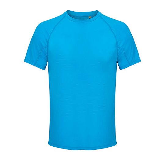 [1000419434] (04787) Men´s Raglan Sleeve T-Shirt Vortex [L04787] (XS, Aqua)