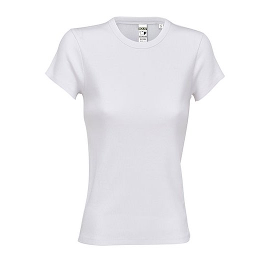 (04814) Women´s Ribbed T-Shirt Sara