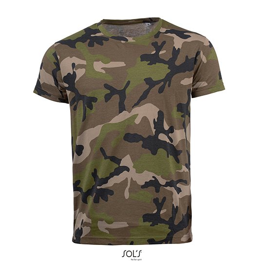 [1000115042] (01188) Men´s Camo T-Shirt [L133] (S, Camo)