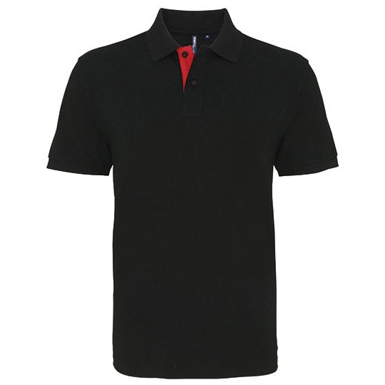 Men´s Classic Fit Contrast Polo [AQ012]