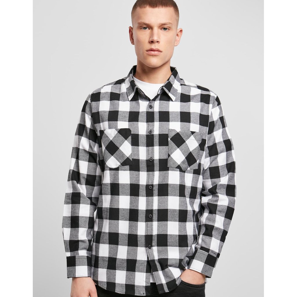 [BY031] Checked Flannel Shirt