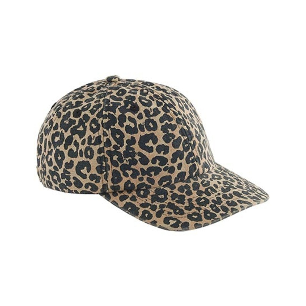 [CB110] Leopard Print 6 Panel Cap