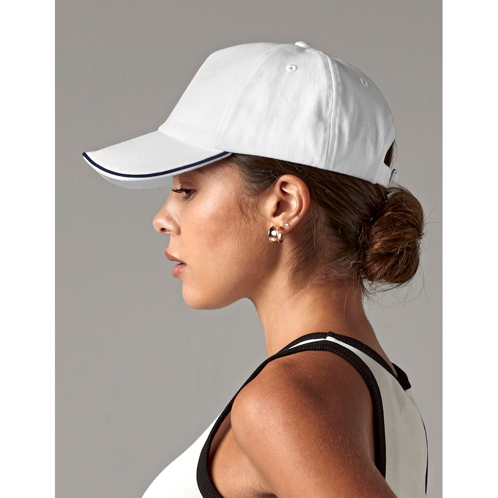 [CB25c] Authentic 5 Panel Cap - Piped Peak