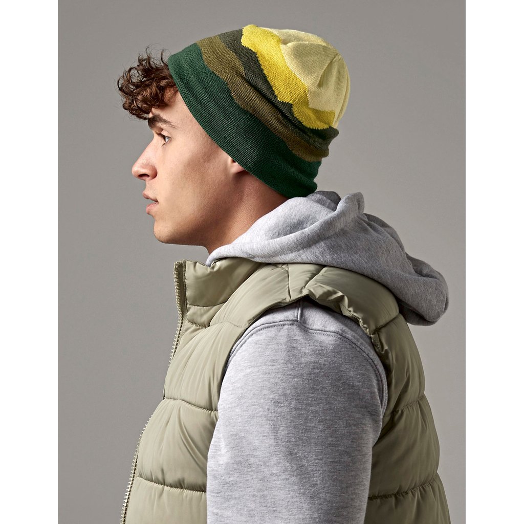 [CB394R] Mountain Peaks Pull-On Beanie