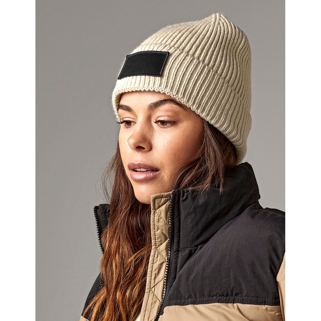 [CB442R] Fashion Patch Beanie