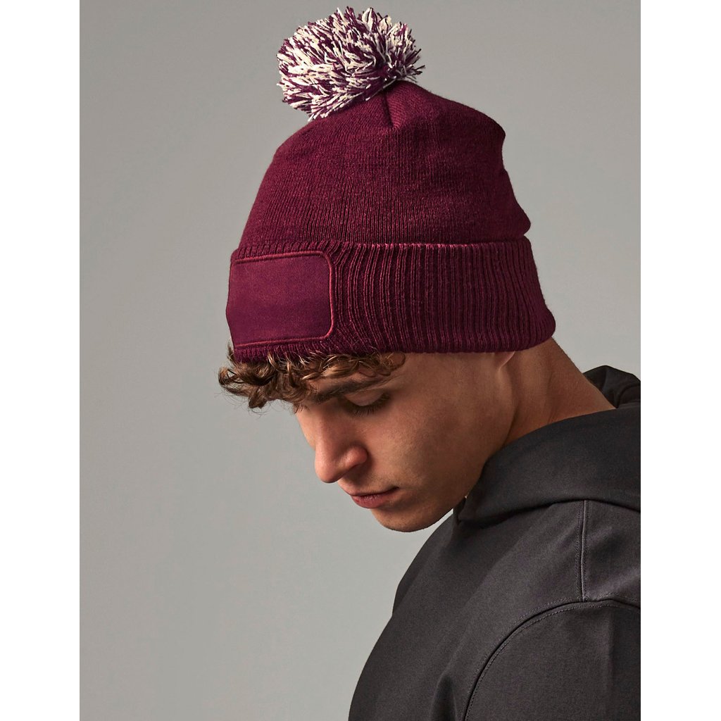 [CB443] (B443) Snowstar® Patch Beanie [CB443]