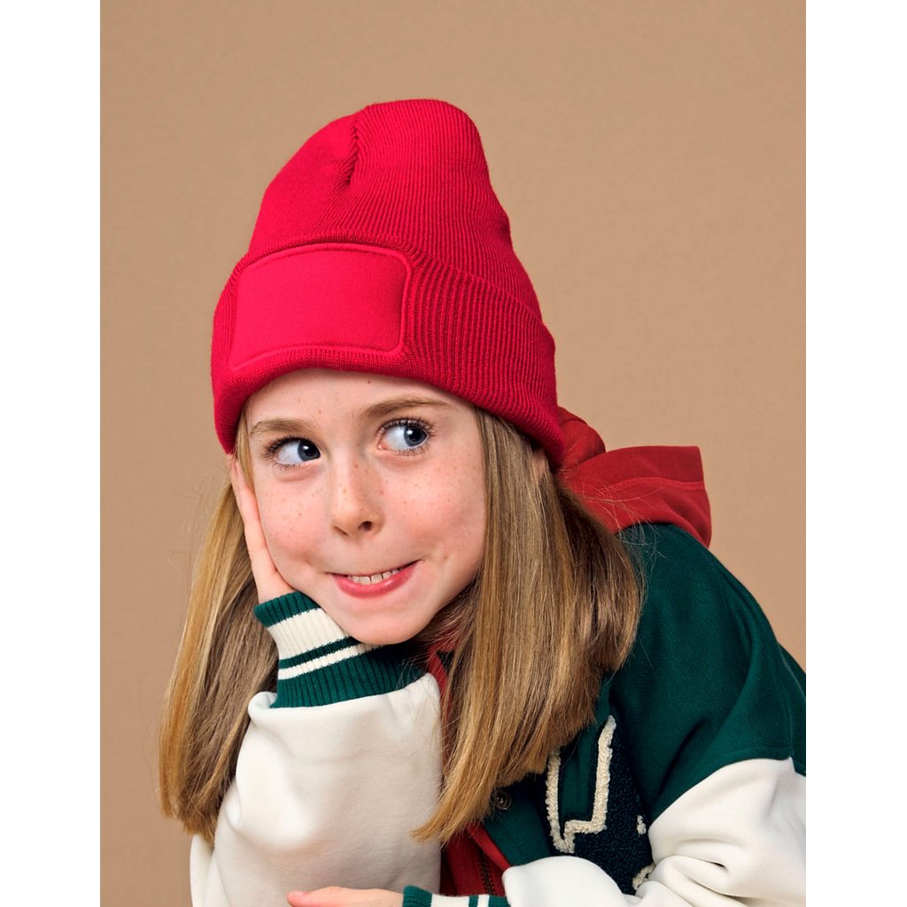 [CB445B] Kids Original Patch Beanie