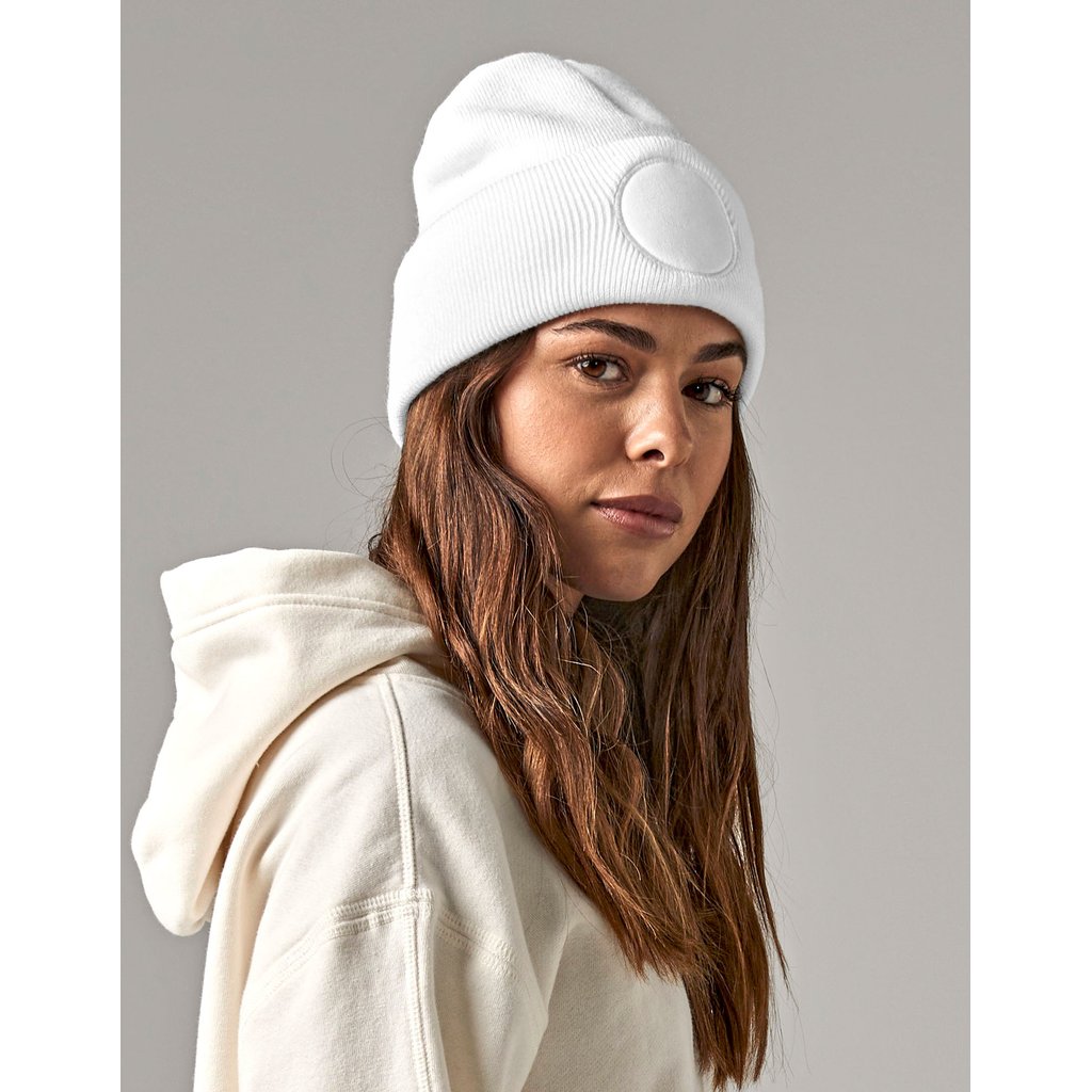[CB446] Circular Patch Beanie [CB446]