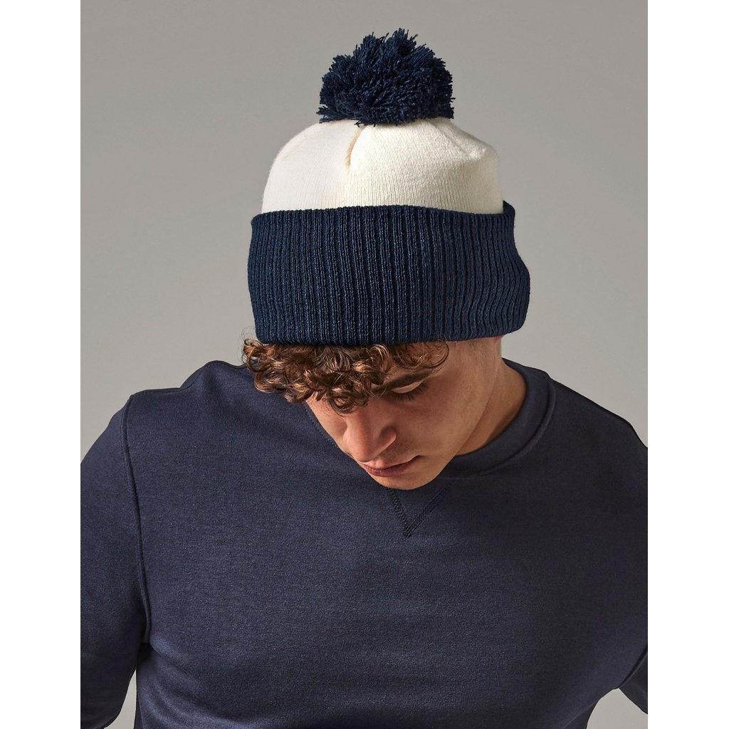 [CB451] Snowstar® Two-Tone Beanie
