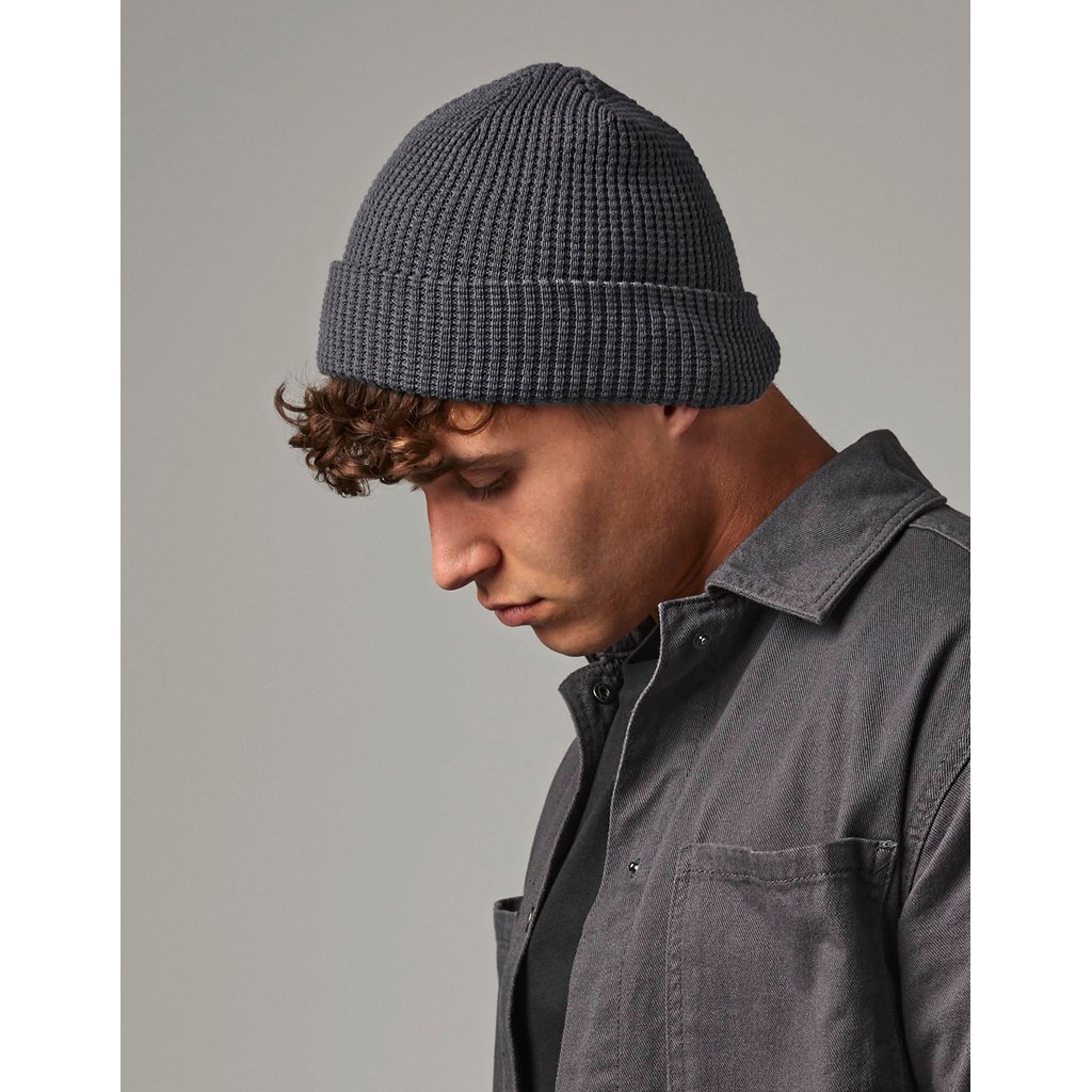 [CB52N] Organic Cotton Waffle Beanie