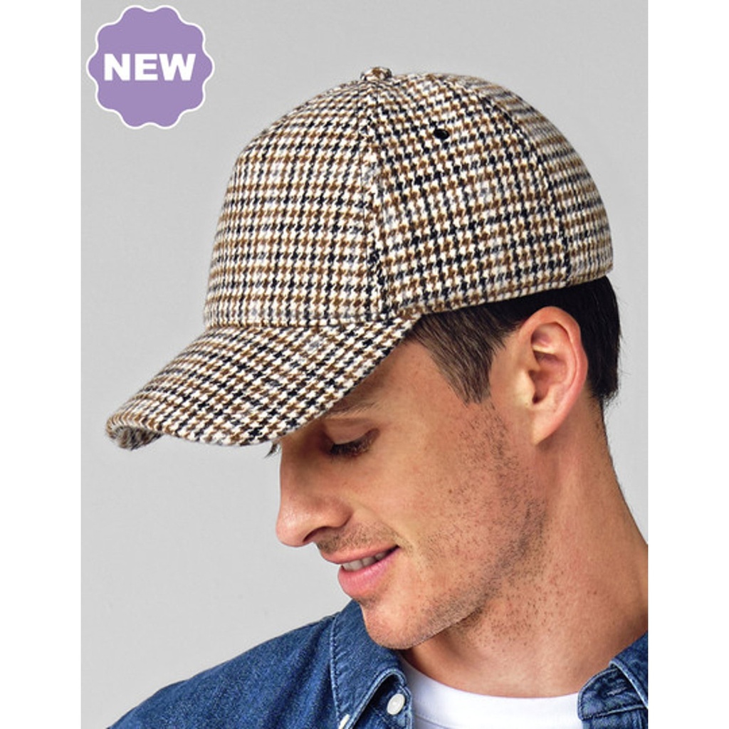 [CB625] Wool Blend Check Cap