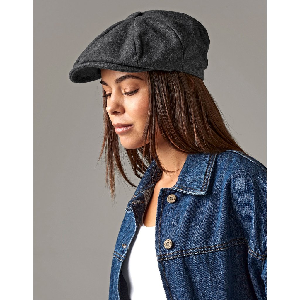 [CB629] Melton Wool Baker Boy Cap